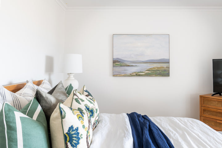 Riverbend Canvas In Antique Silver Frame