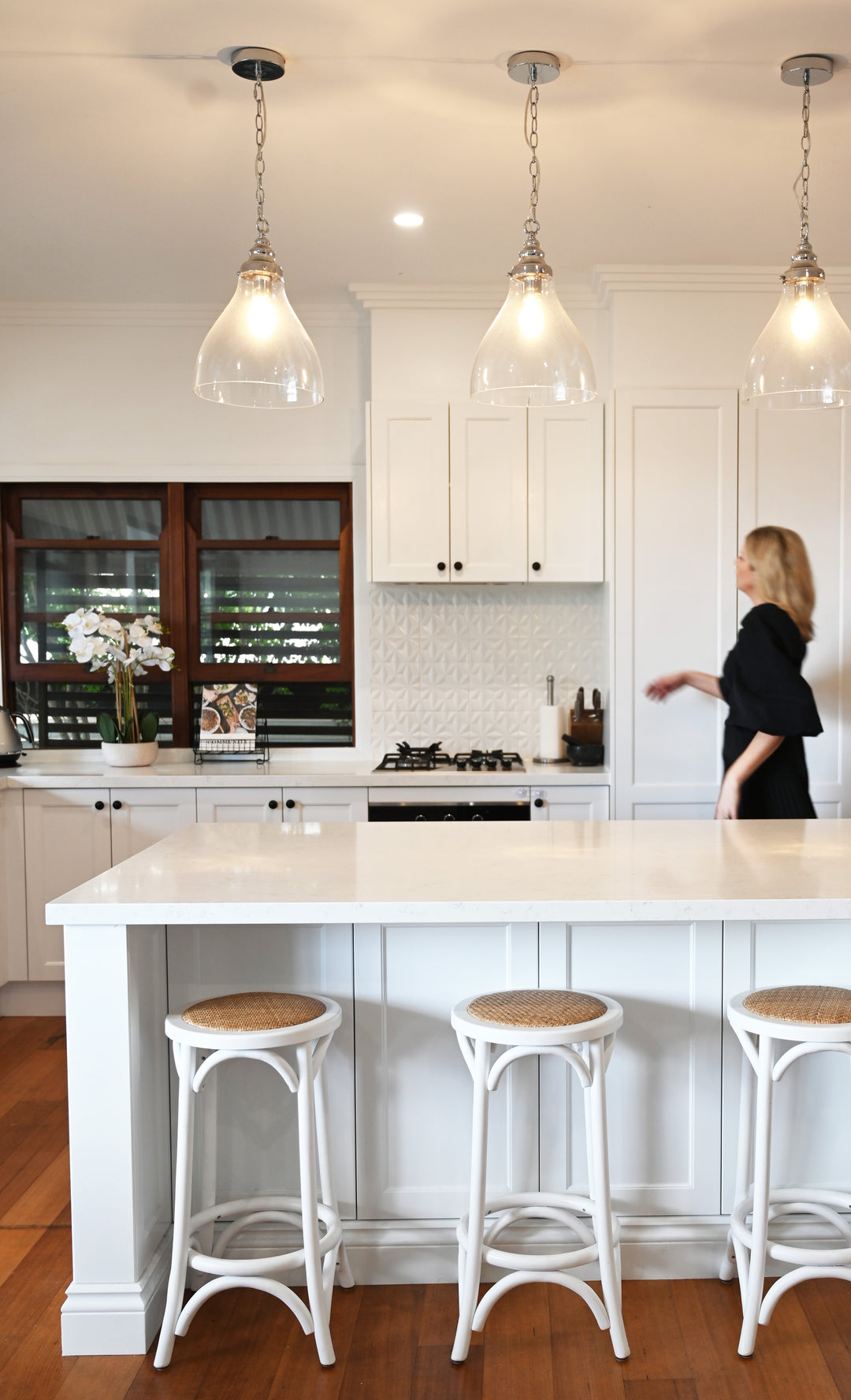 Carter Round Rattan Stool