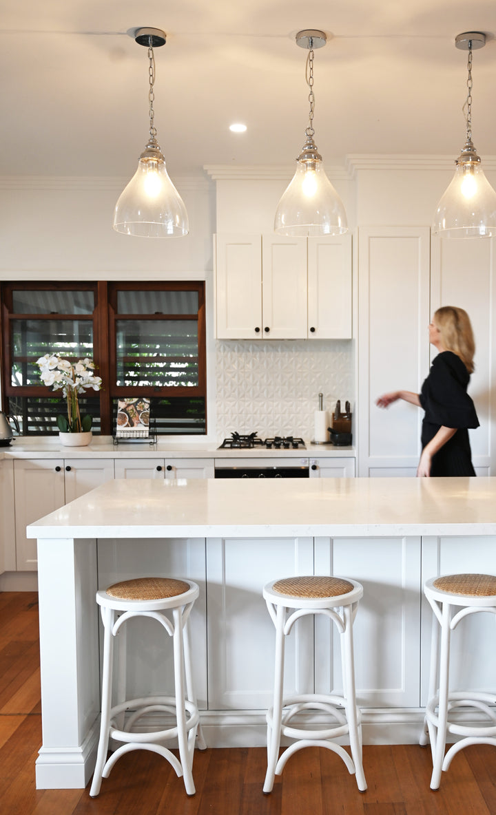 Carter Round Rattan Stool