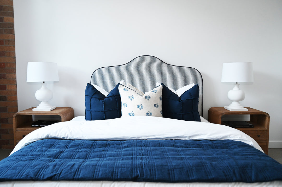 Aspen Turned White Timber Table Lamp