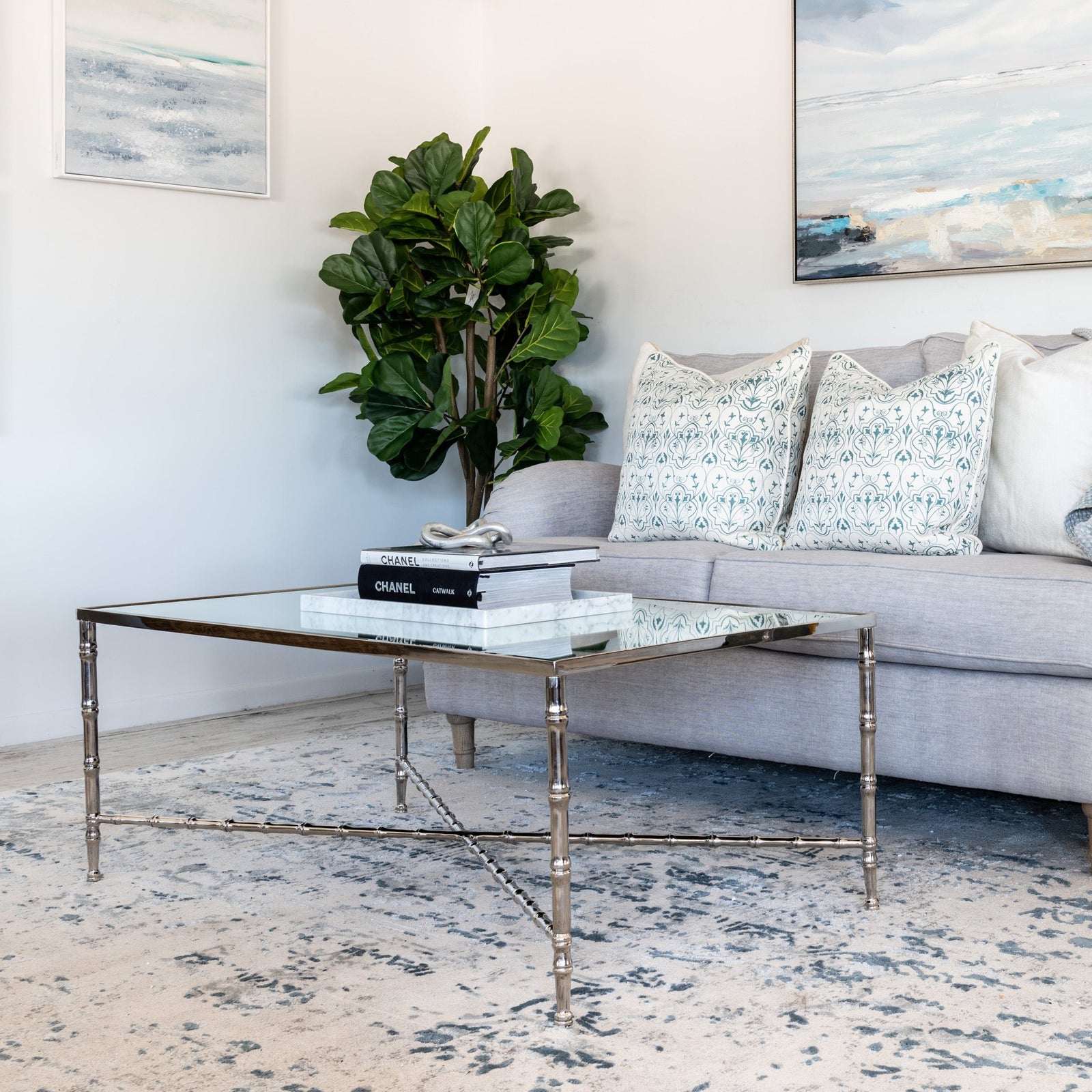 Bamboo Coffee Table Rectangular - Sydney Floorstock