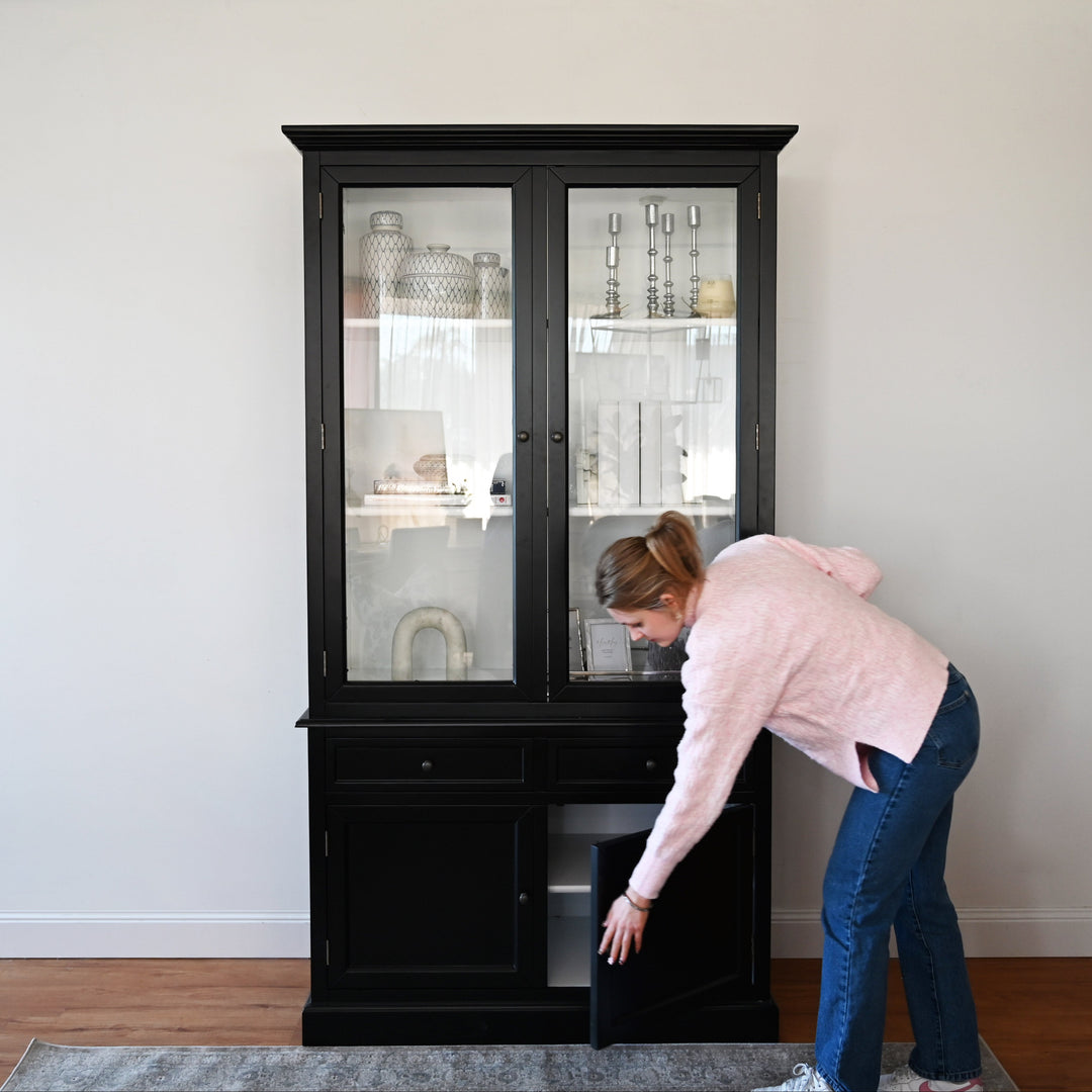 Audrey Medium Glass Display Cabinet