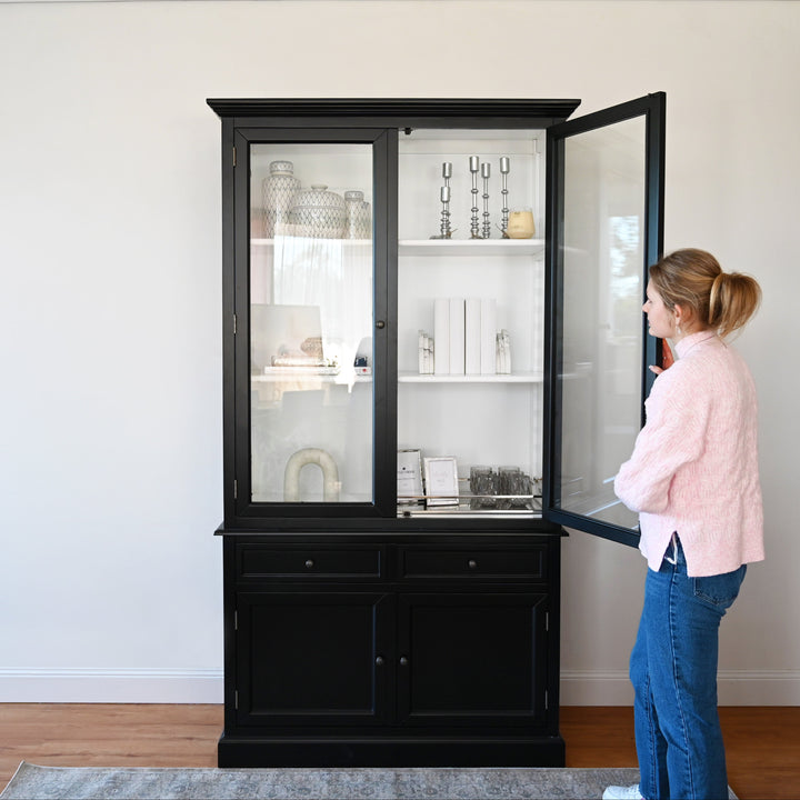 Audrey Medium Glass Display Cabinet