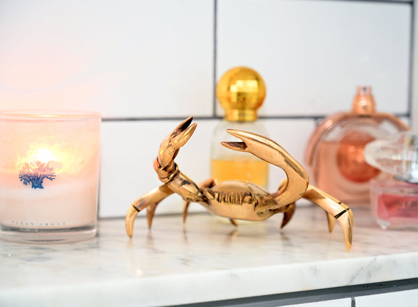 Crab Decorative Brass Sculpture