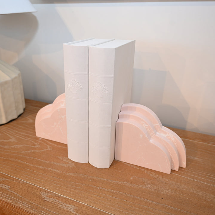 Cloud Pink Decorative Bookends