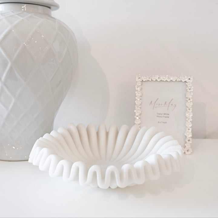 Ripple Sand Quartz Bowl