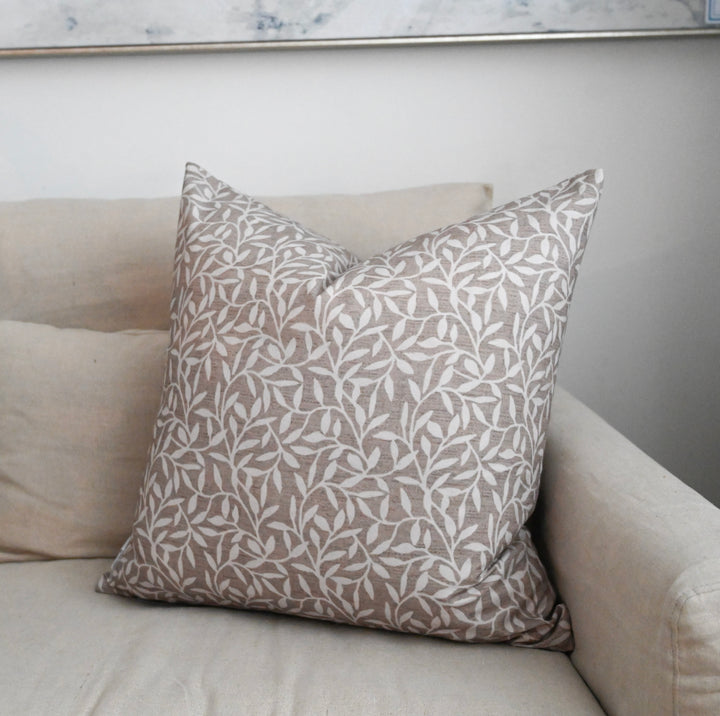 Willow Leaf Square Cushion