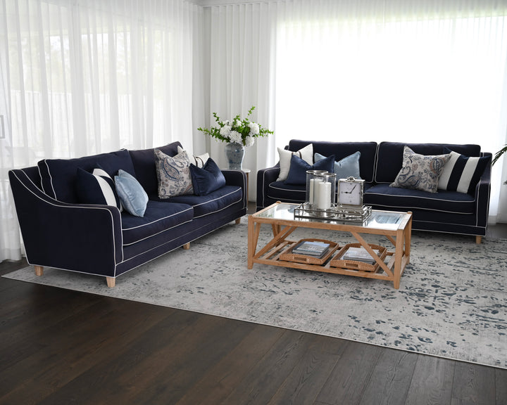 Samuel Oak And Glass Coffee Table