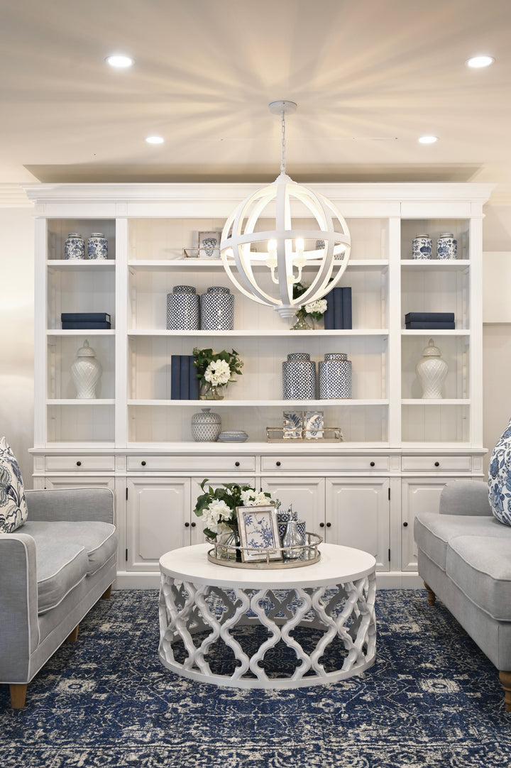 Oxford 2.45m Entertainment Full Wall Bookcase