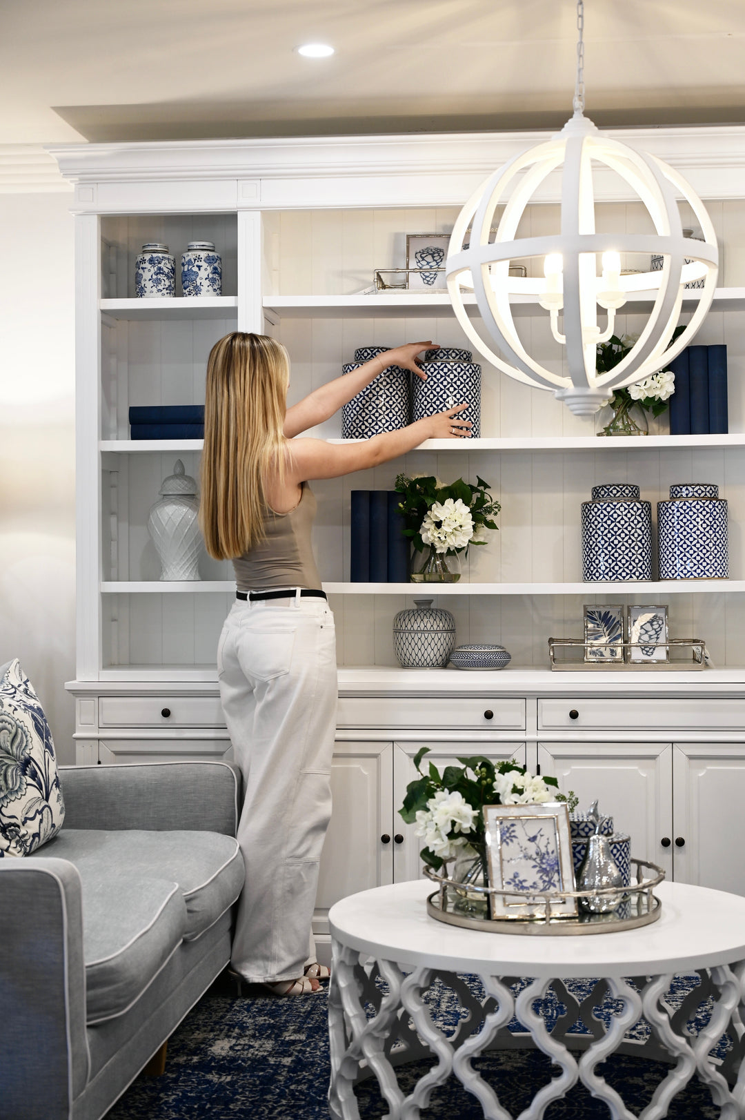 Oxford 2.7m Entertainment Full Wall Bookcase