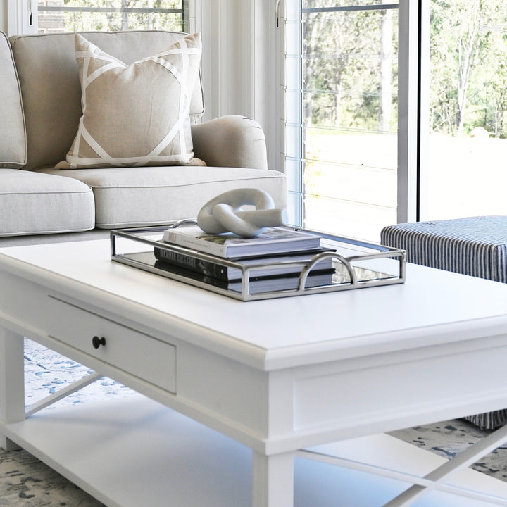 South Beach Hamptons Cross Leg Coffee Table