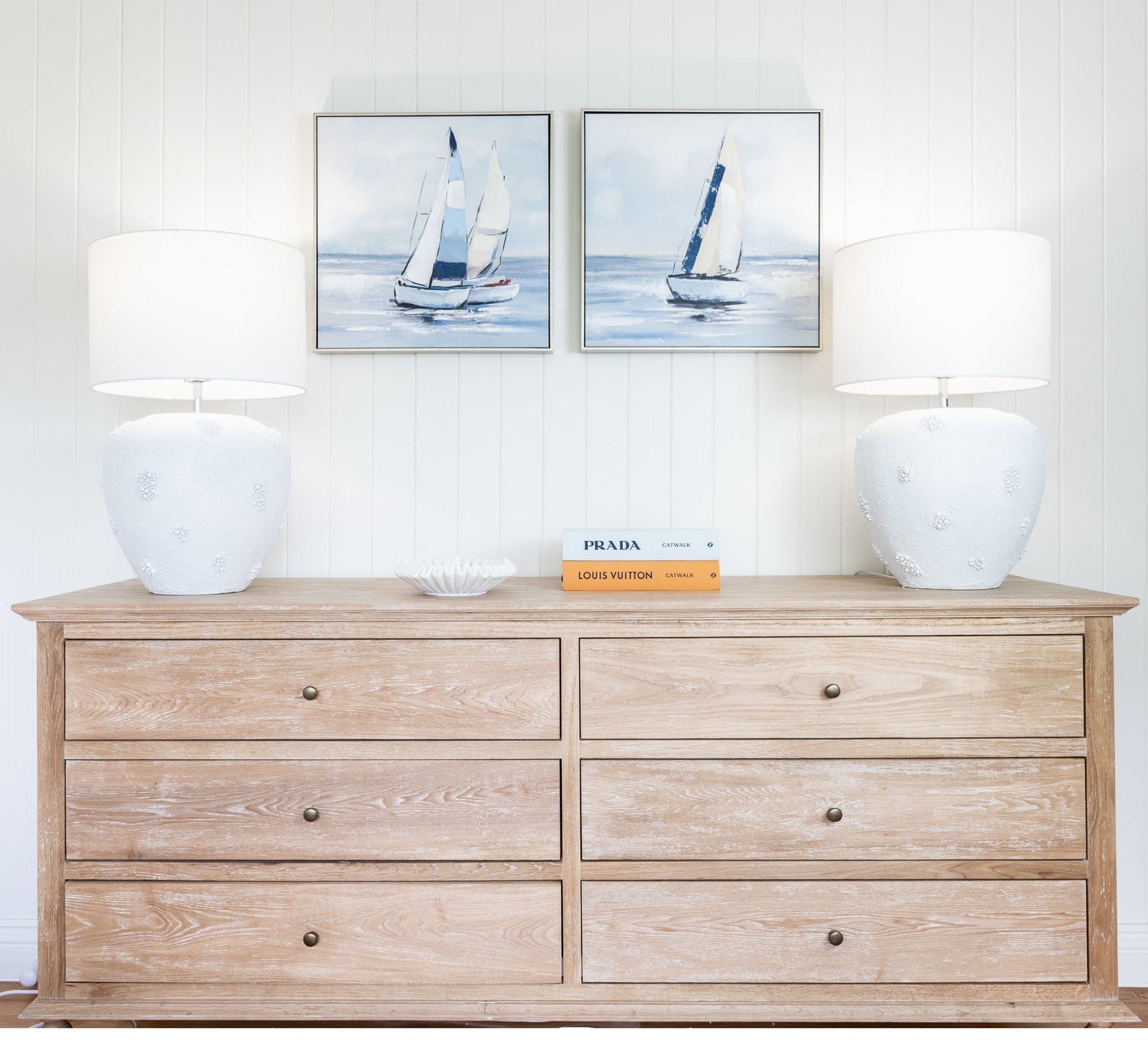 Sophia Extra Long Chest Of Drawers - Sydney Floorstock