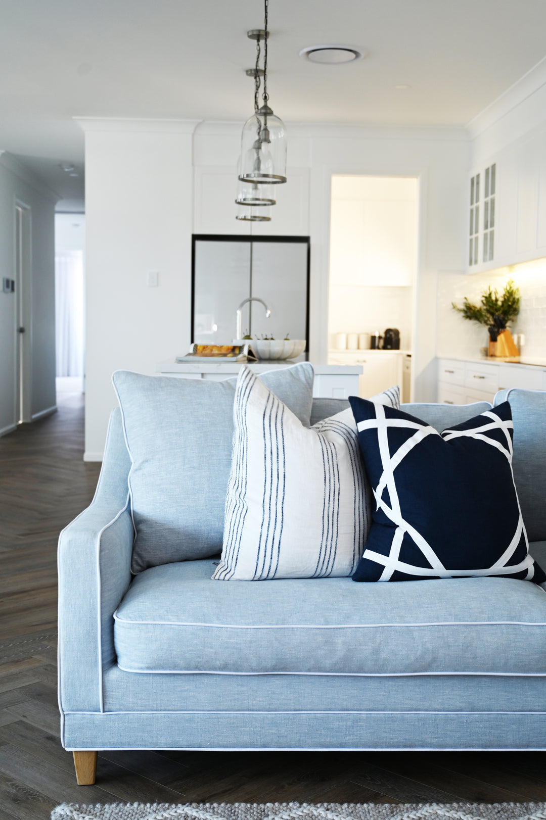 Martha 3 Seater Linen Lounge