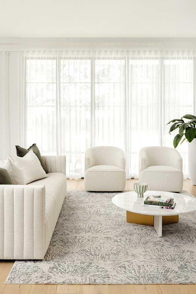 Emma Blomfield Plume Frost Rug