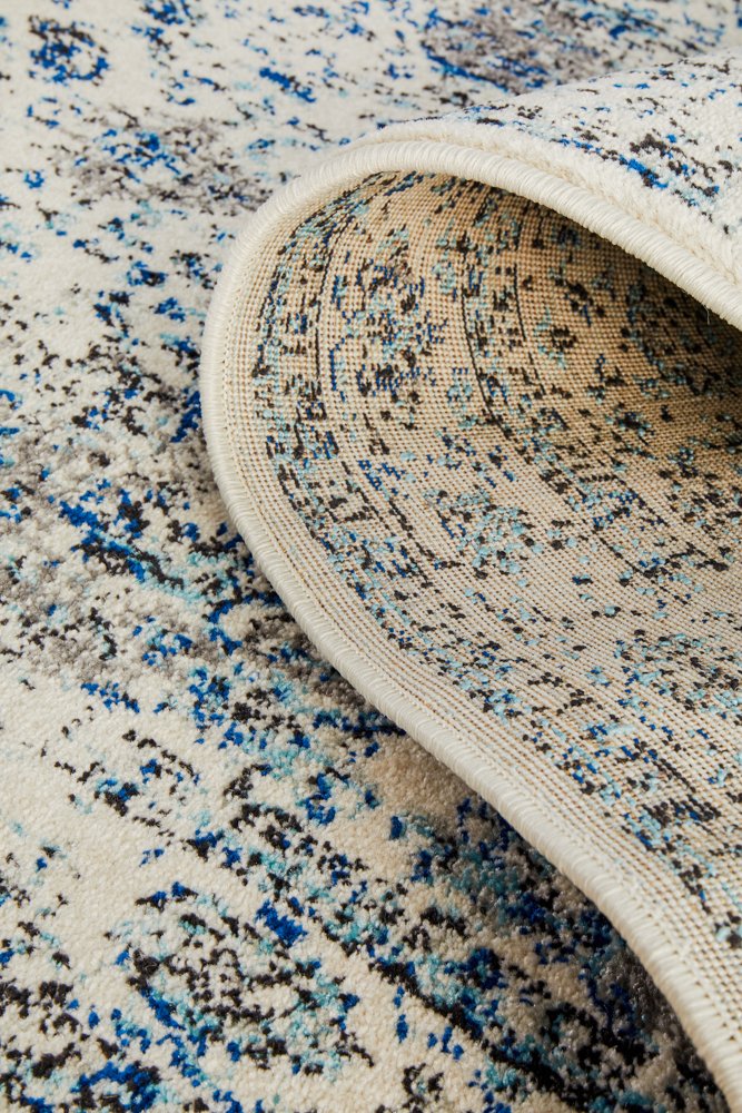 Mist White Transitional Round Runner