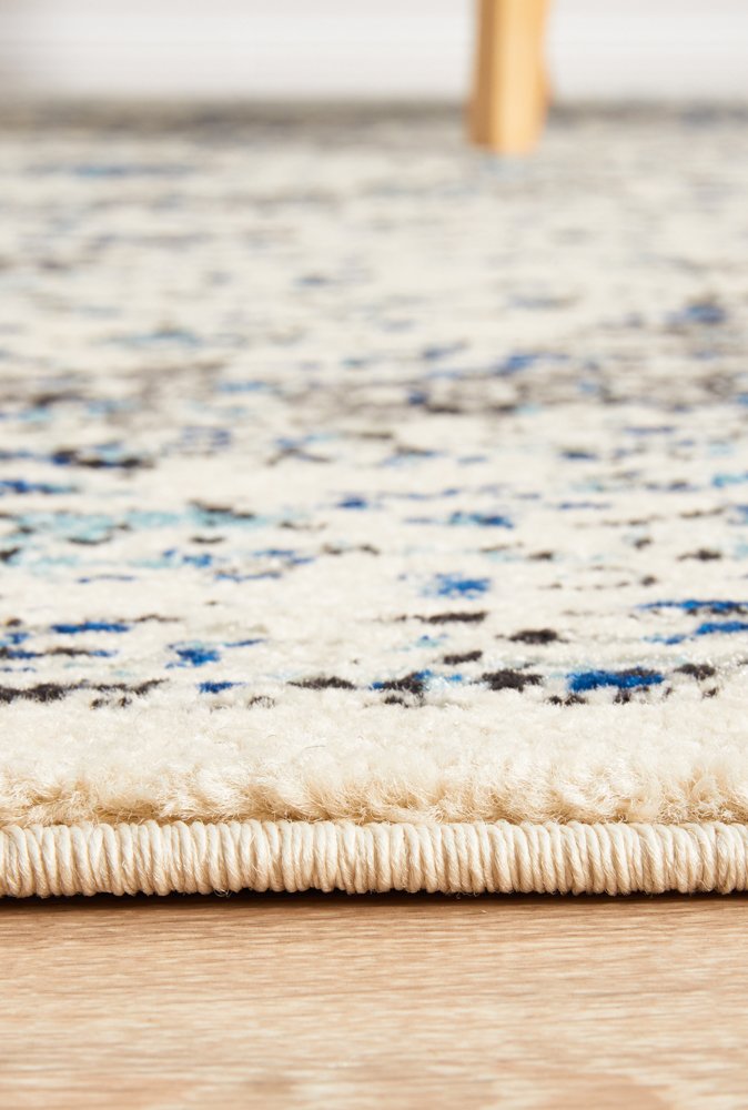 Mist White Transitional Rectangle Rug