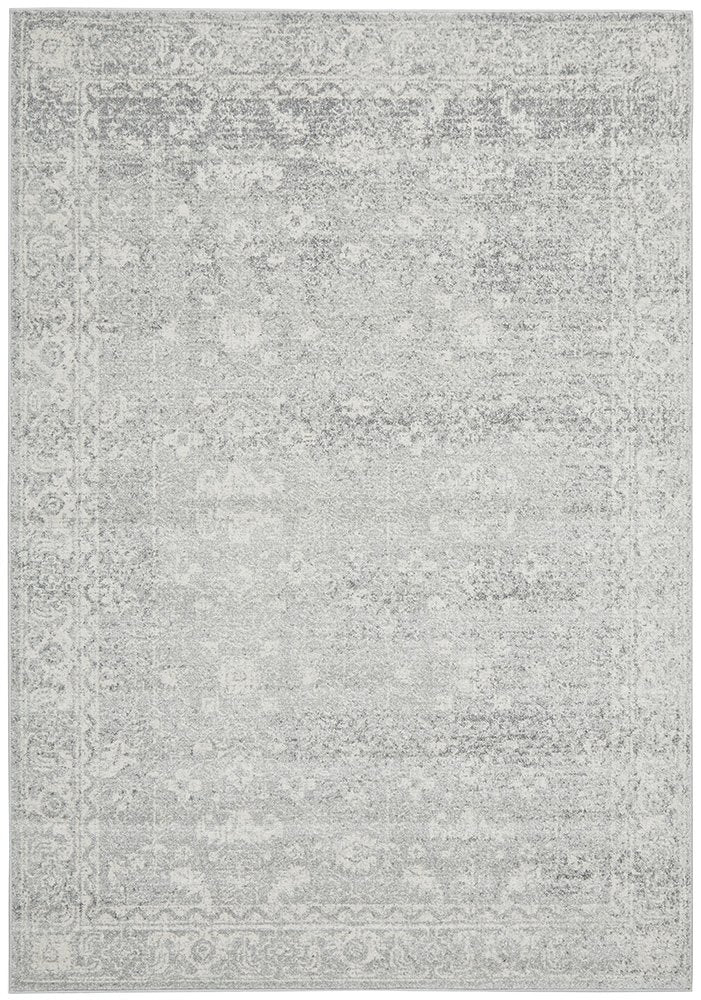 Shine Silver Transitional Rectangle Rug