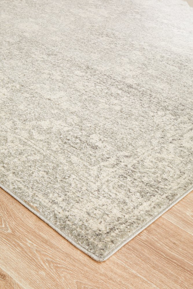 Shine Silver Transitional Rectangle Rug