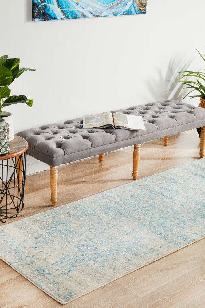 Glacier White Blue Transitional Runner