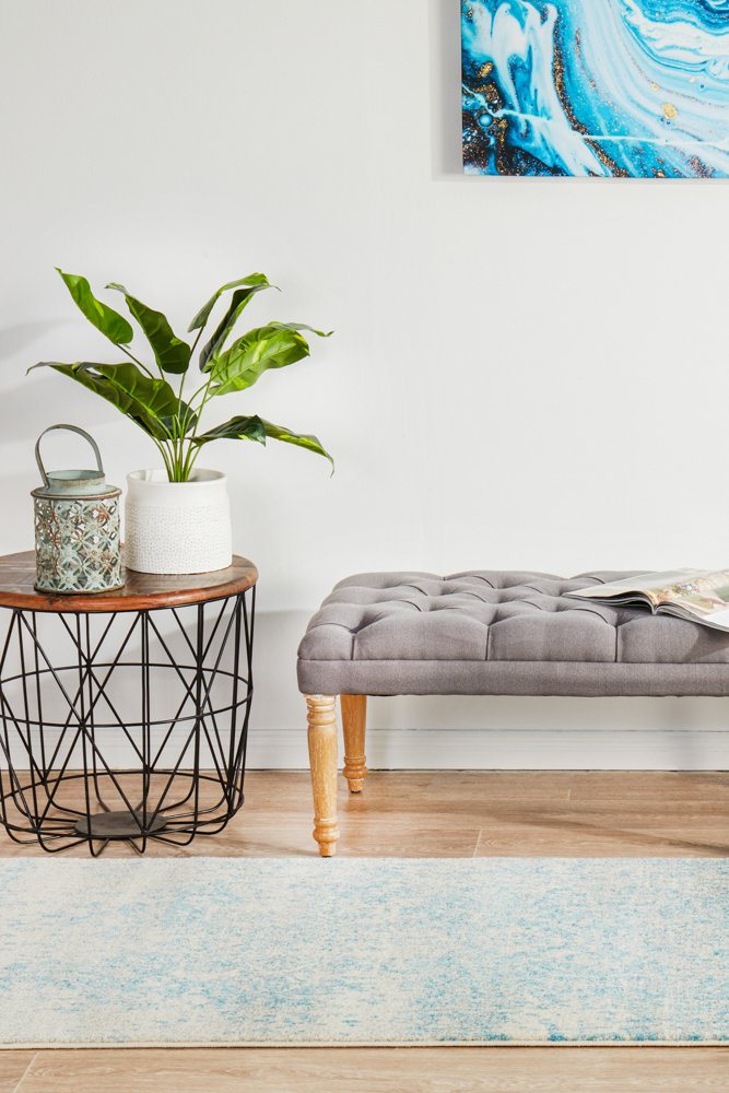 Glacier White Blue Transitional Runner