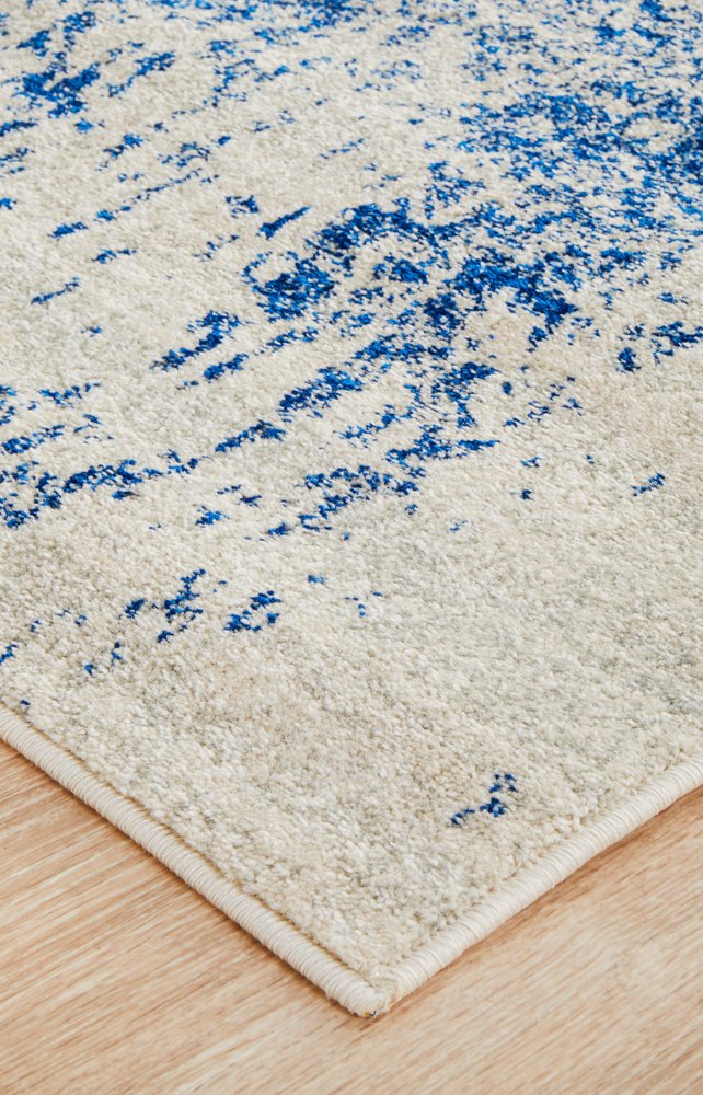 Horizon White Navy Transitional Runner