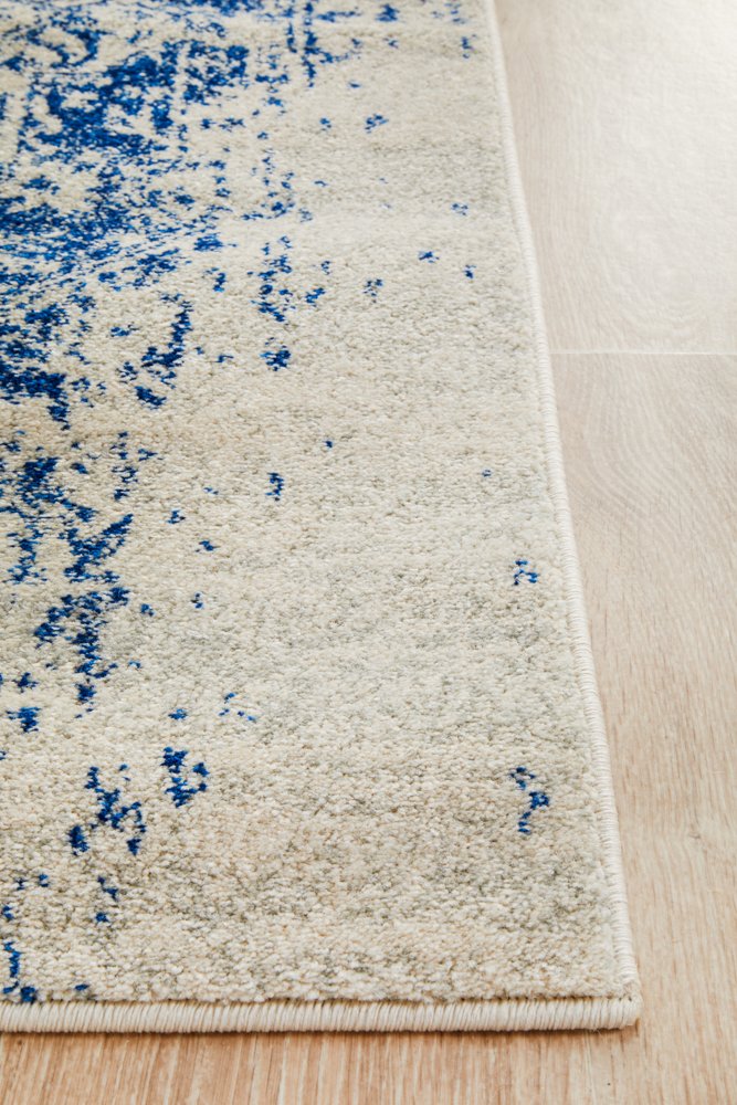 Horizon White Navy Transitional Runner