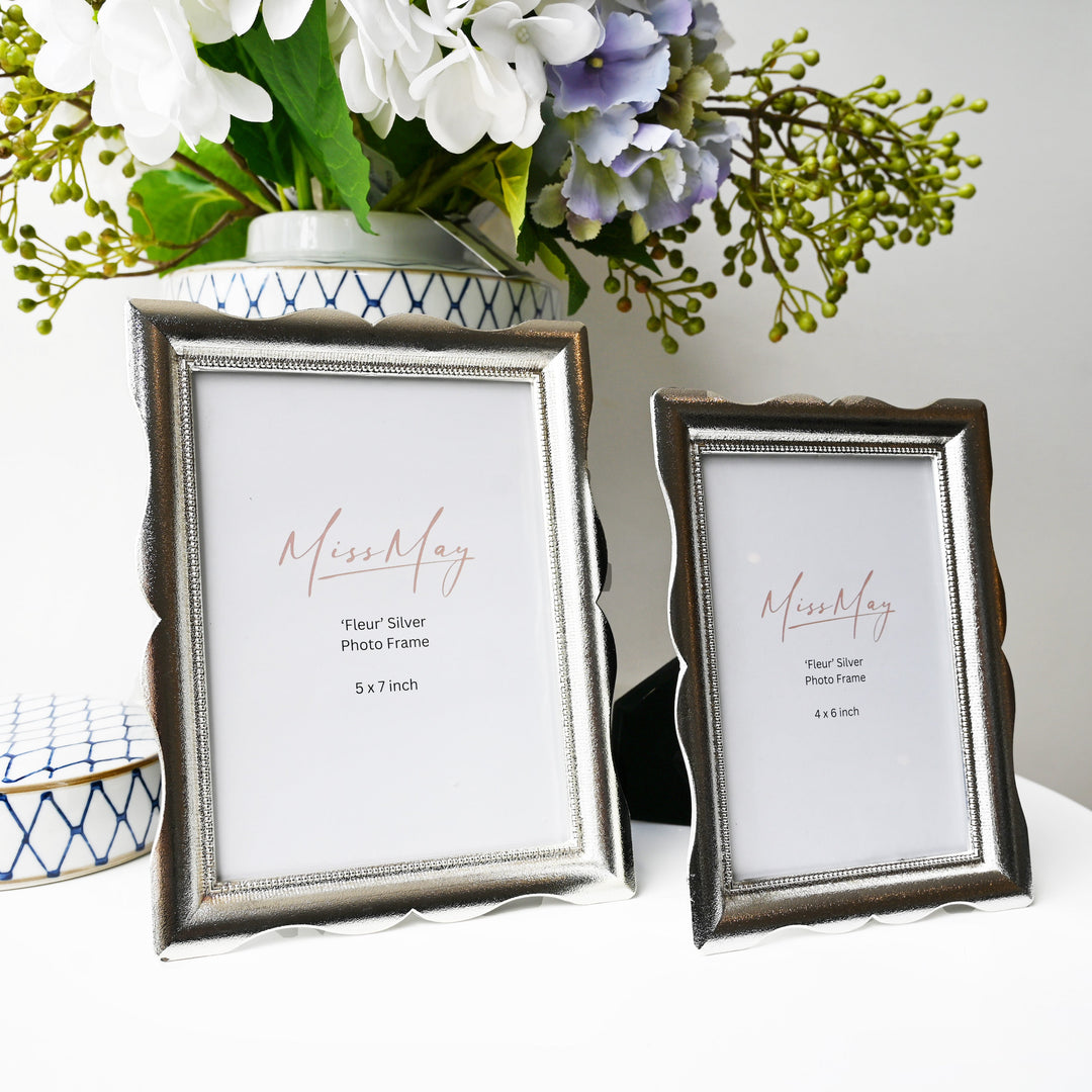 Fleur Silver photo frame