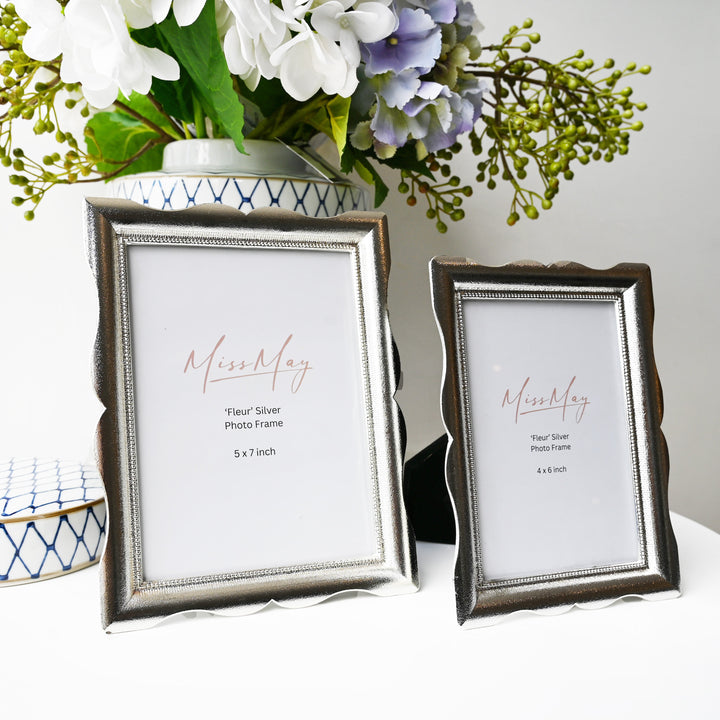 Fleur Silver photo frame