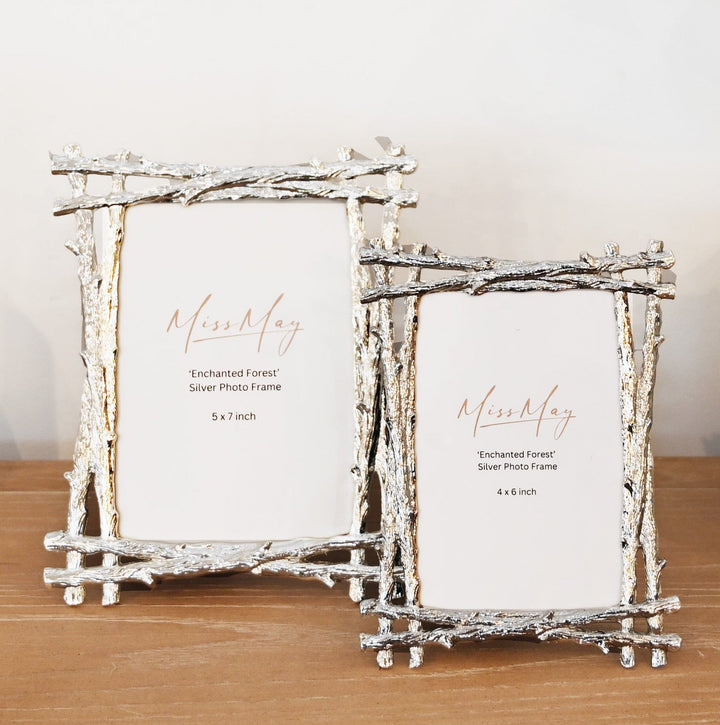 Enchanted Forest white photo frame