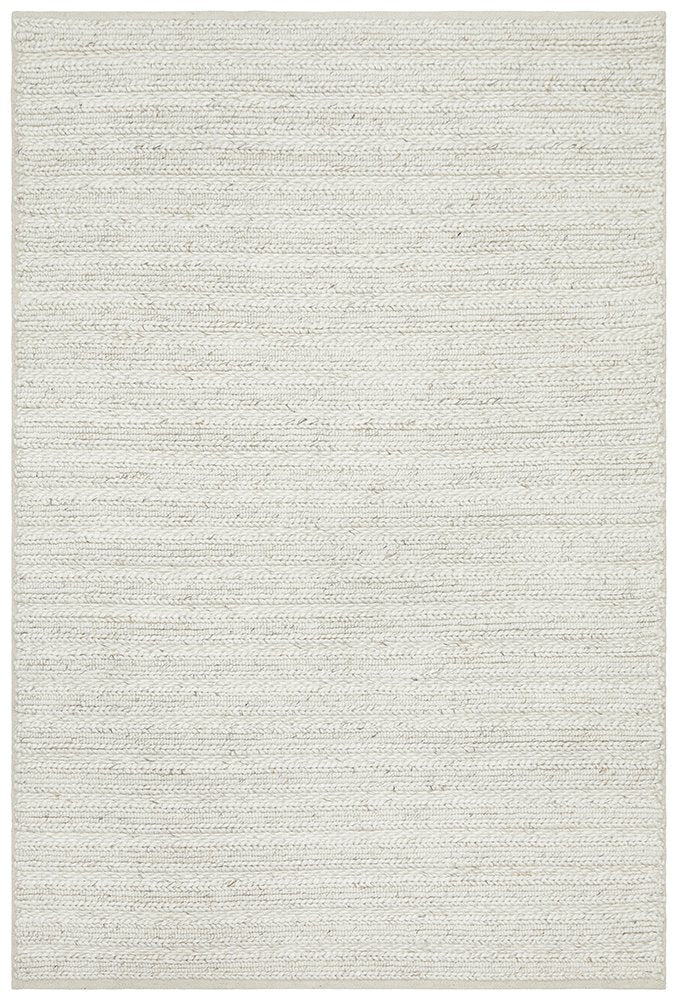 Evelyn Wool Ivory Rectangle Rectangle Rug
