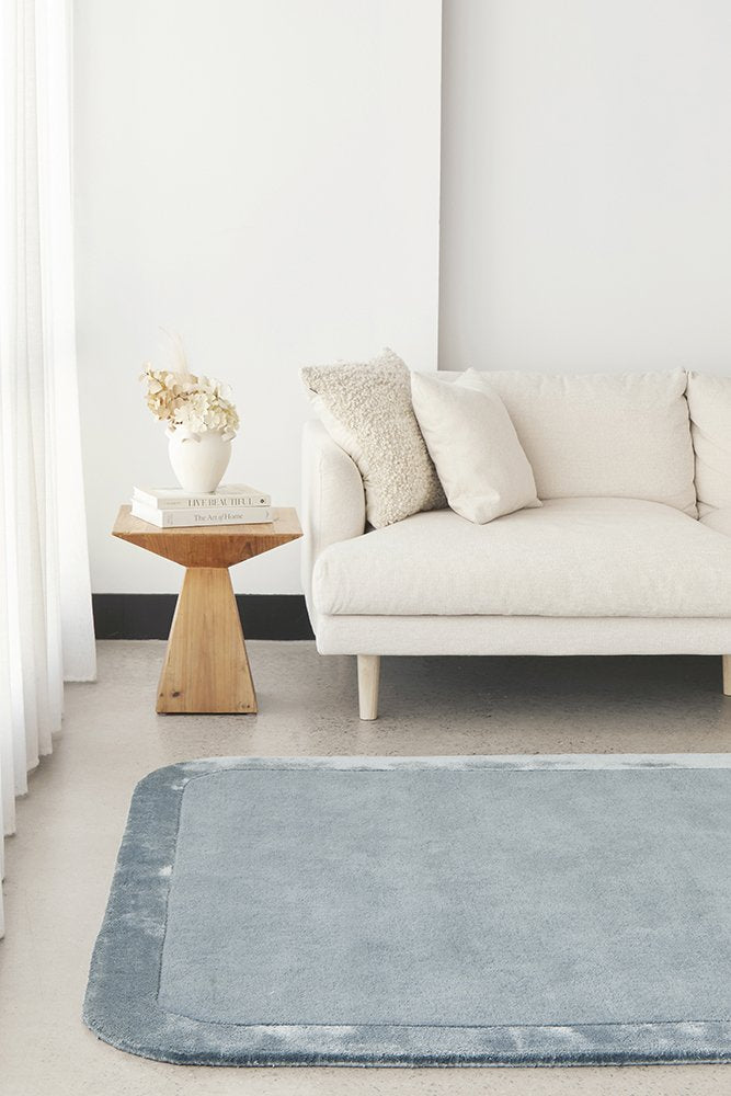 James Blue Rectangle Rug