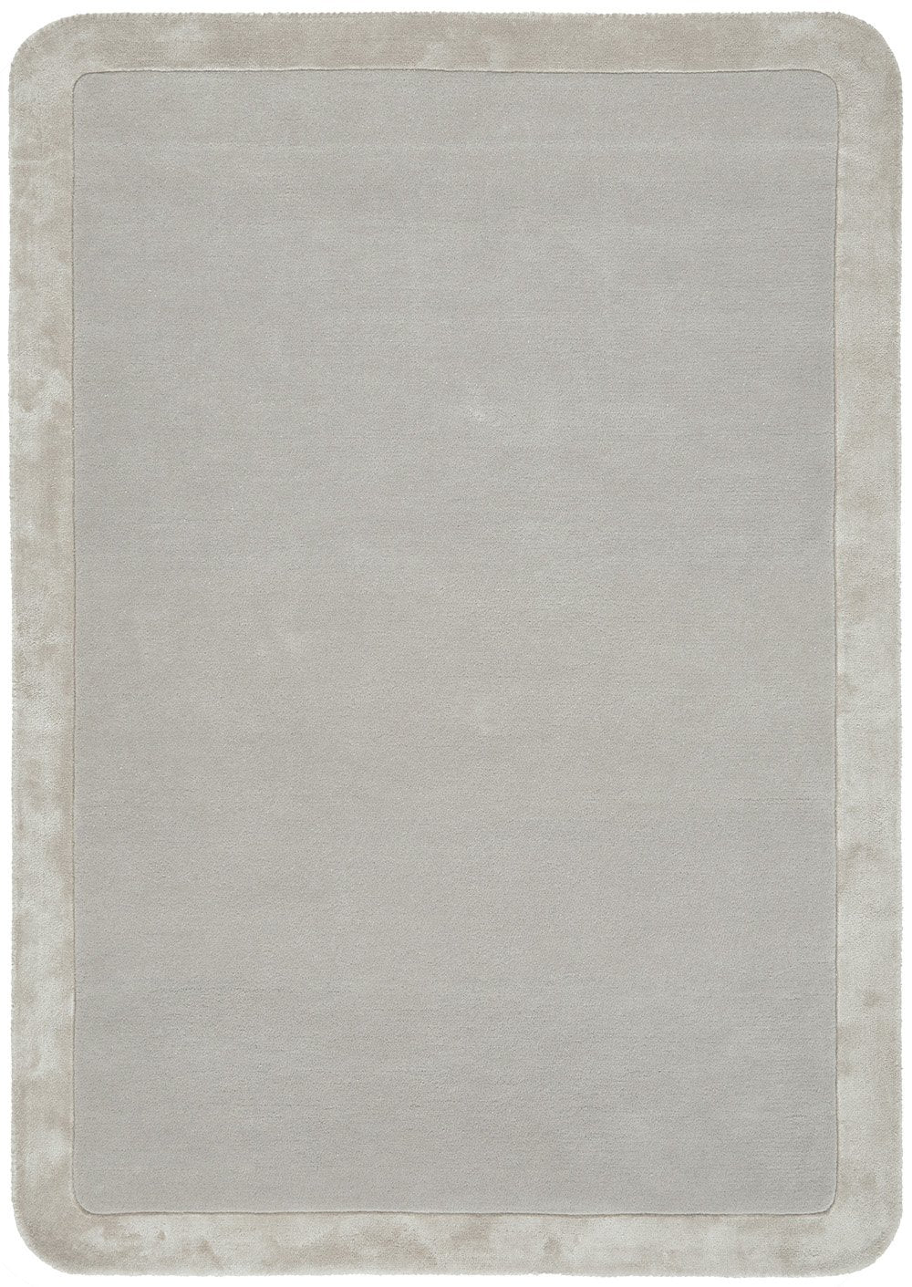 James Silver Rectangle Rug