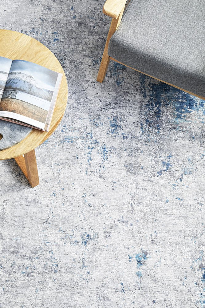 Stella Modern Blue Rectangle Rug