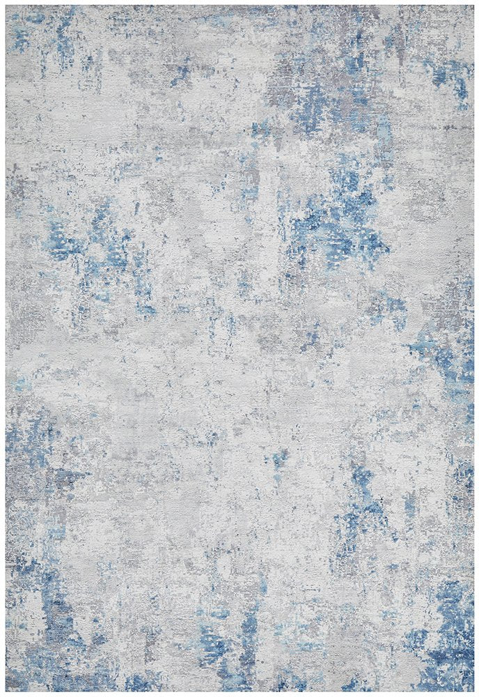 Stella Modern Blue Rectangle Rug