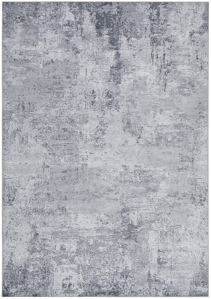Stella Modern Silver Rectangle Rug