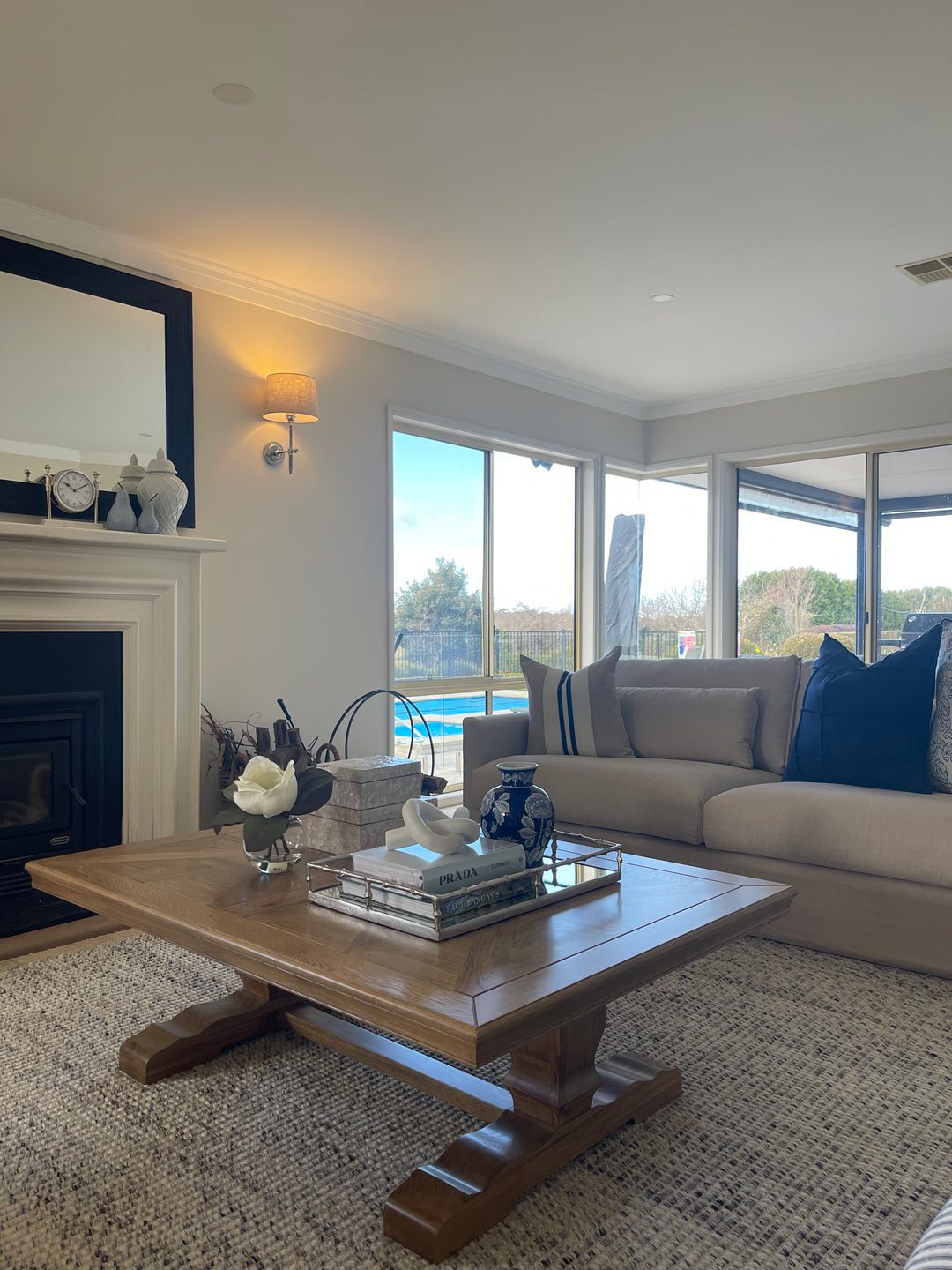 Kensington Parquetry Natural Oak Coffee Table