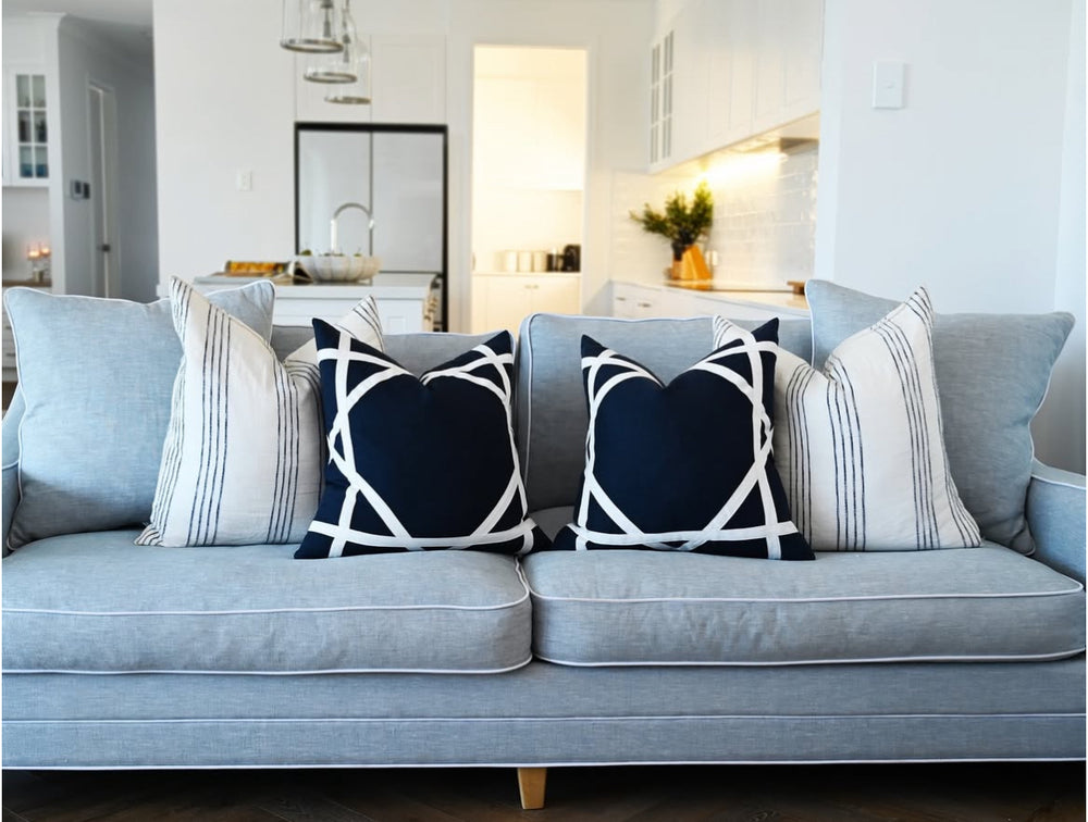 Martha 3 Seater Linen Lounge