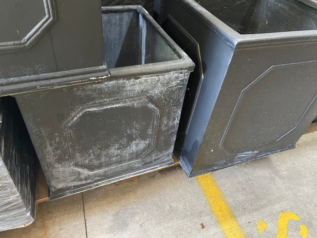 Sorrento Square Fibre Clay Planter Box - Sydney Floor stock
