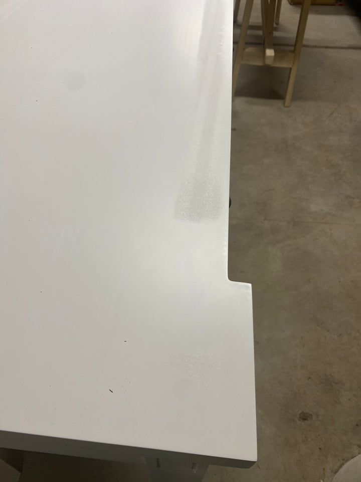 Amelie Medium Desk in White - Sydney Floor Stock