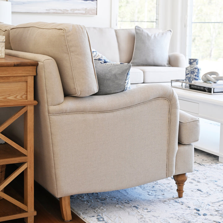 Madeline Linen 2 Seater Lounge