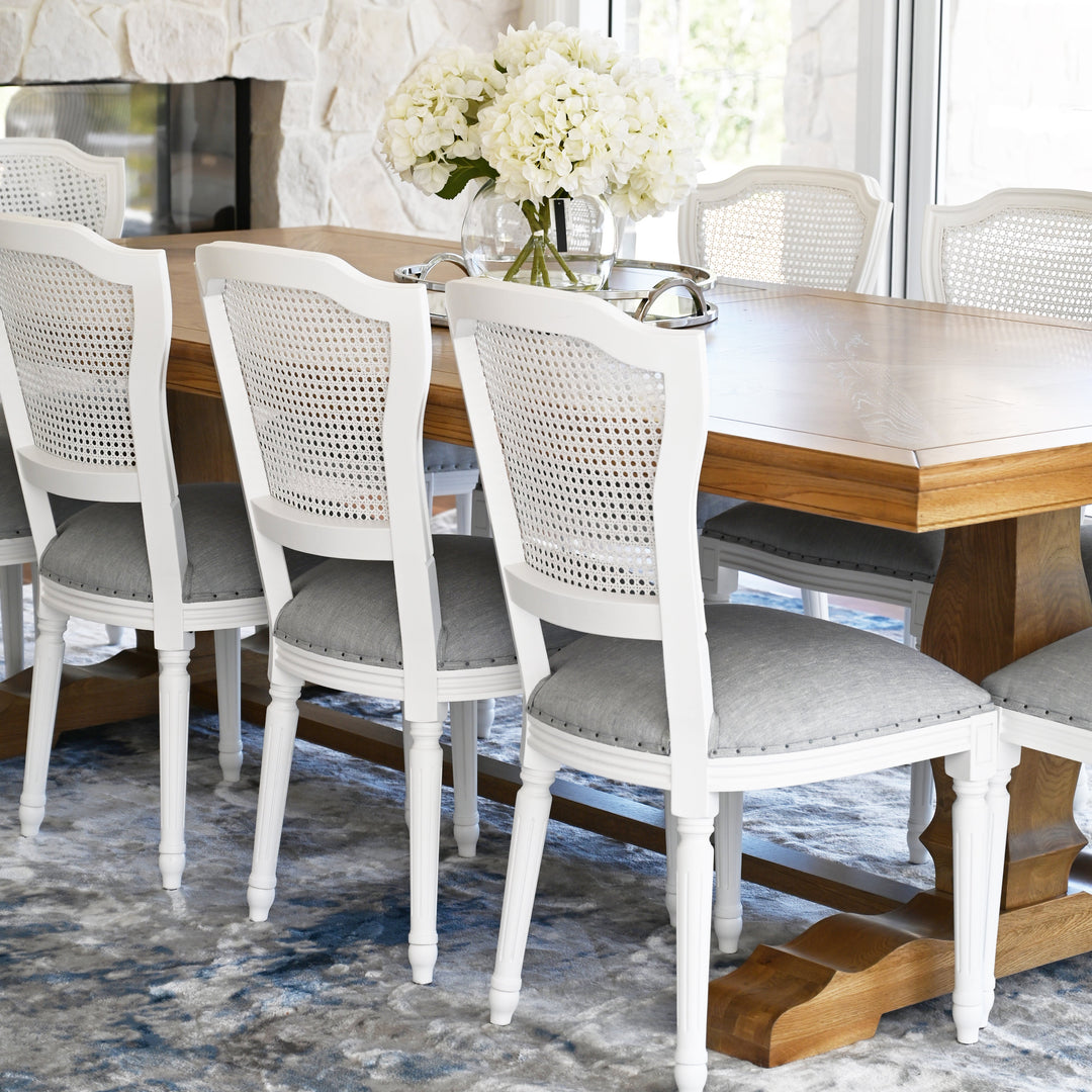 Kensington Parquetry Natural Oak Dining Table