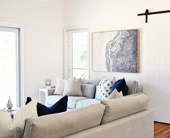 Capri Linen Slip Cover 3 Seater Lounge