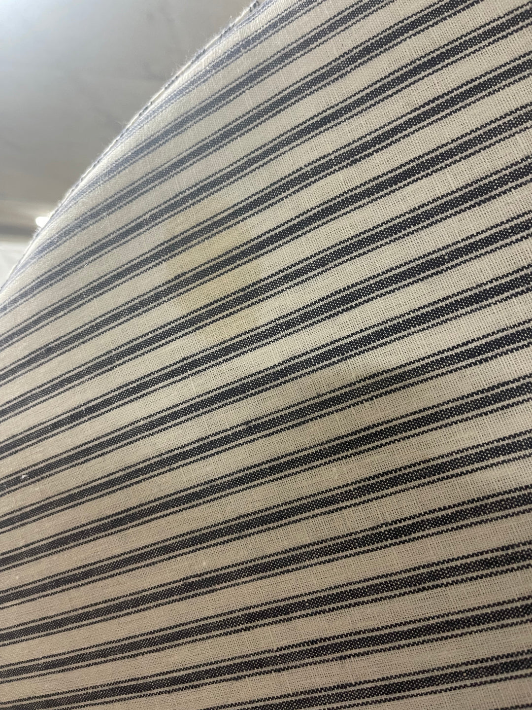 Justine Upholstered Round Large Ottoman - Sydney Floorstock