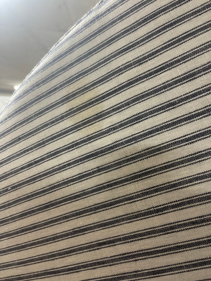 Justine Upholstered Round Large Ottoman - Sydney Floorstock