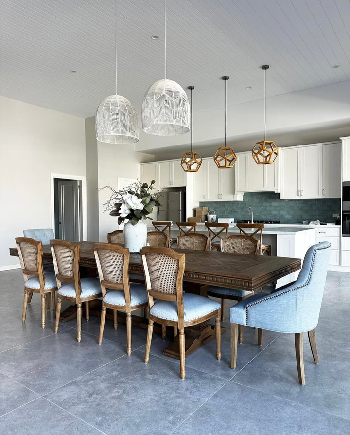 Brisbane floor April Luxury Upholstered Dining Chair - Old Batch