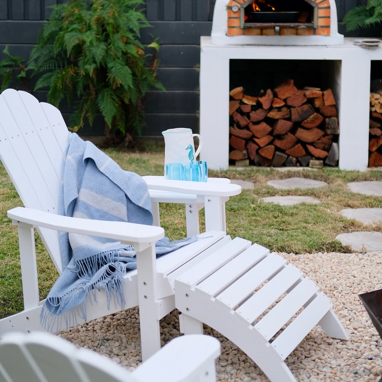 Adirondack Poly Timber Outdoor Footrest – Style My Home