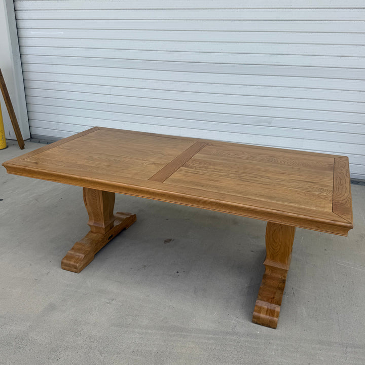 Brisbane Sold as is Kensington Natural Oak Dining Table 2m