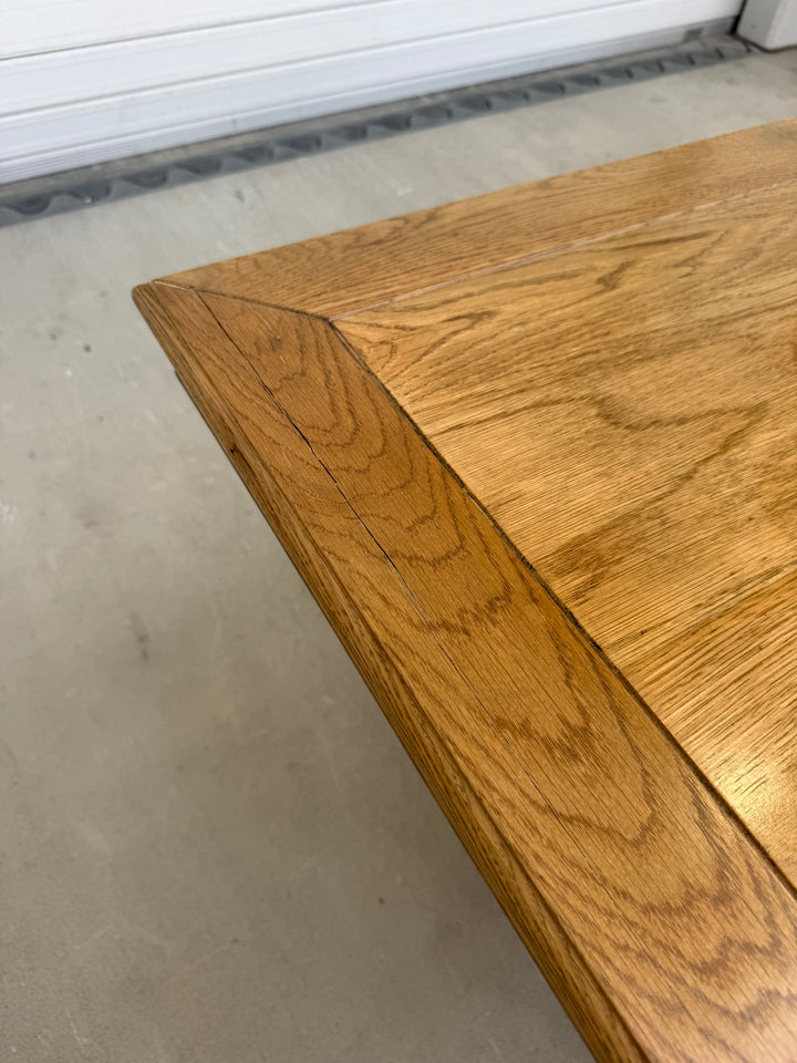 Brisbane Sold as is Kensington Natural Oak Dining Table 2m