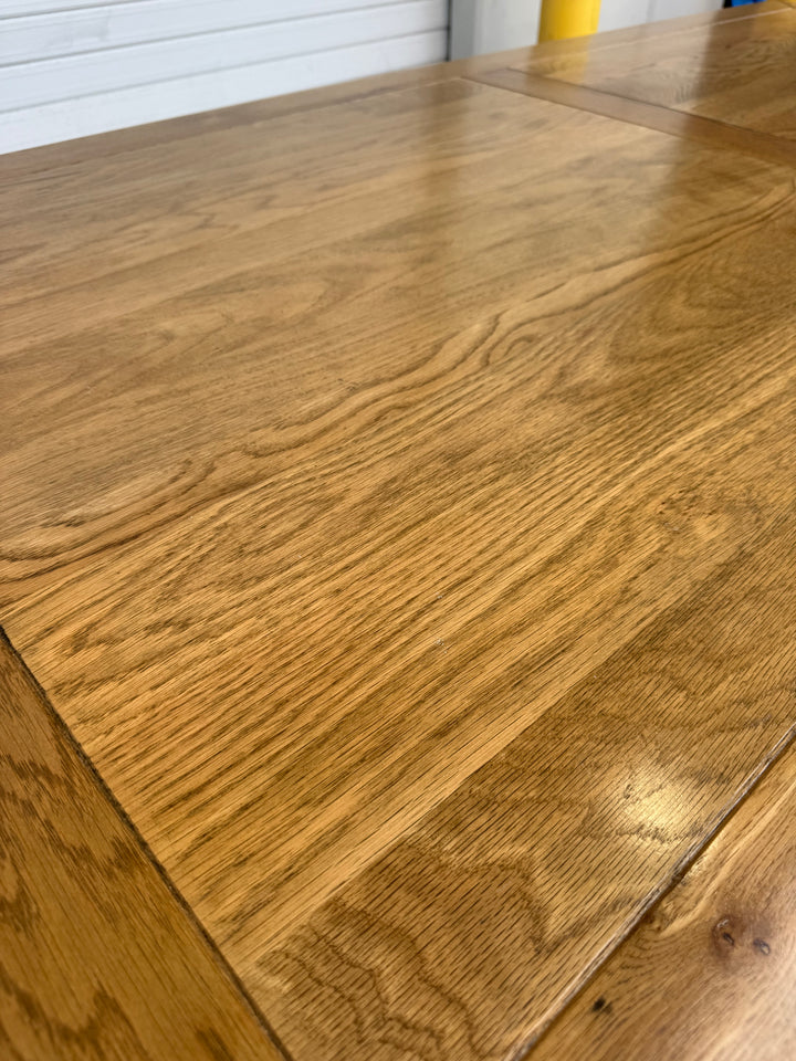 Brisbane Sold as is Kensington Natural Oak Dining Table 2m