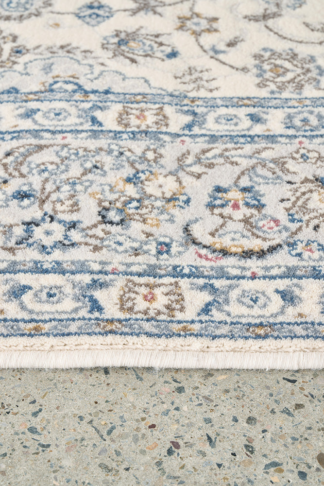 Melody Kashan Ivory Rectangle Rug